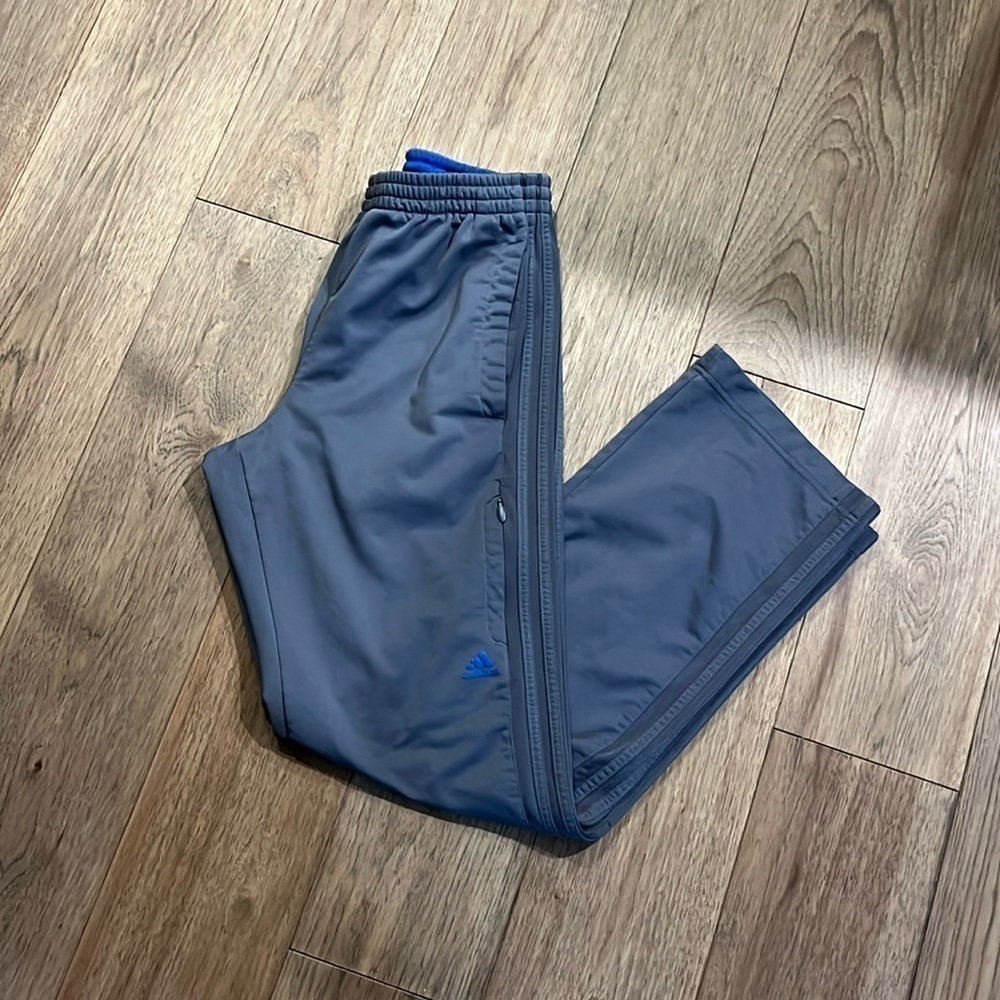 ADIDAS | straight leg gray pants, size large